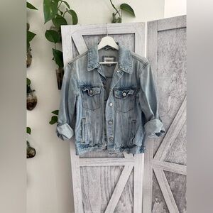 Forever 21 Oversized Light Blue Denim Jacket